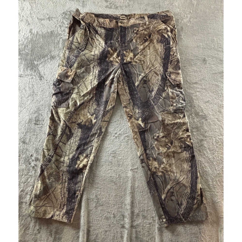 Spartan Outdoors Realtree Hardwoods Camo Cargo Pant Mens 2XL USA Hunting Vintage